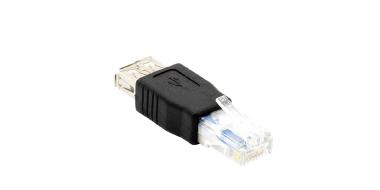 USB 2.0 Buchse A / Netzwerkstecker